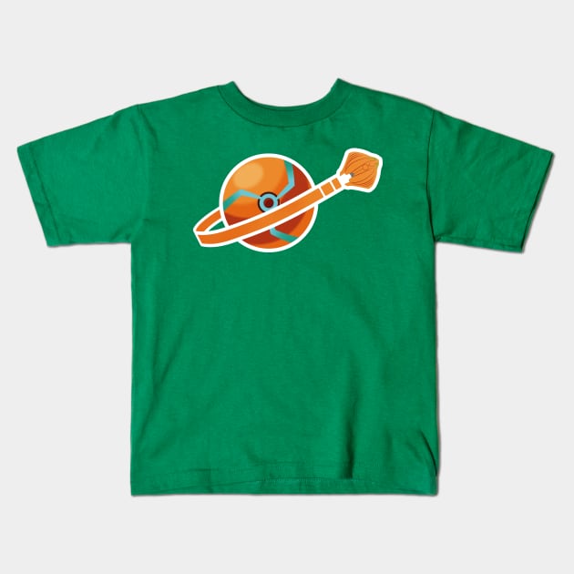 The Spherical Bounty Hunter Kids T-Shirt by DCLawrenceUK